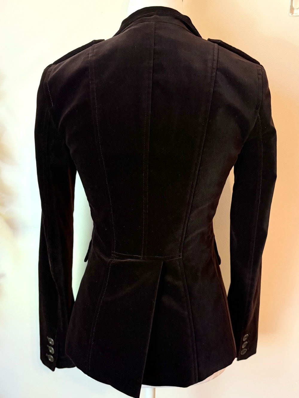 Theory Brown Velvet Jacket - Picture 5 of 7